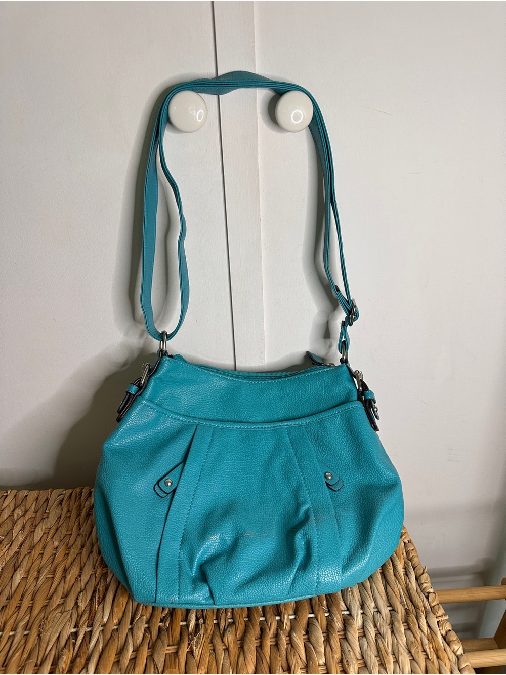 Nine & Co. Teal Women’s Satchel Shoulder Bag